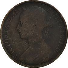 Coin, Great Britain, Victoria, Penny, 1892, F(12-15), Bronze, KM:755
