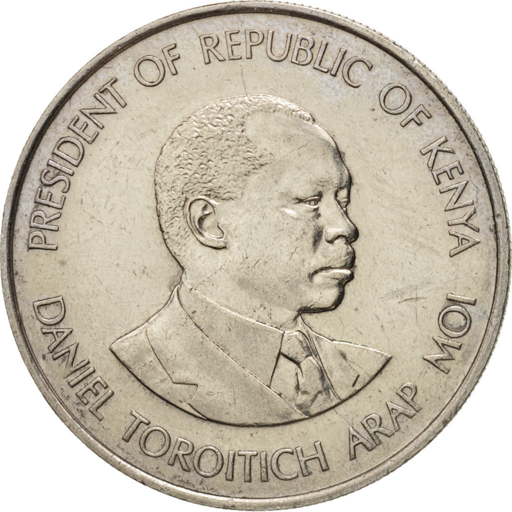 Kenya, Shilling, 1980, British Royal Mint, AU(55-58), Copper-nickel, KM:20