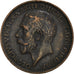 Coin, Great Britain, Elizabeth II, Farthing, 1912, EF(40-45), Bronze, KM:808.1