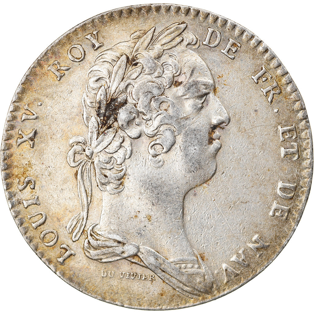 France, Token, Louis XV, Académie Française, History, ND (1732), EF(40-45)