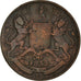Moneda, INDIA BRITÁNICA, 1/2 Anna, 1835, Bombay, BC+, Cobre, KM:447.1