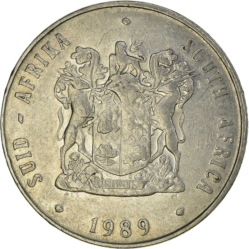 Coin, South Africa, Rand, 1989, EF(40-45), Nickel, KM:88a