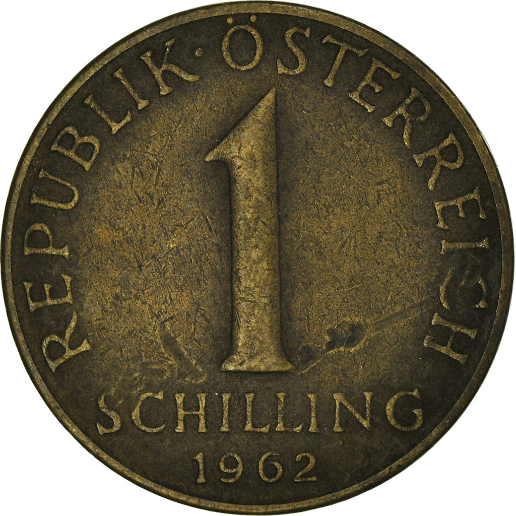 Coin, Austria, Schilling, 1962, VF(30-35), Aluminum-Bronze, KM:2886