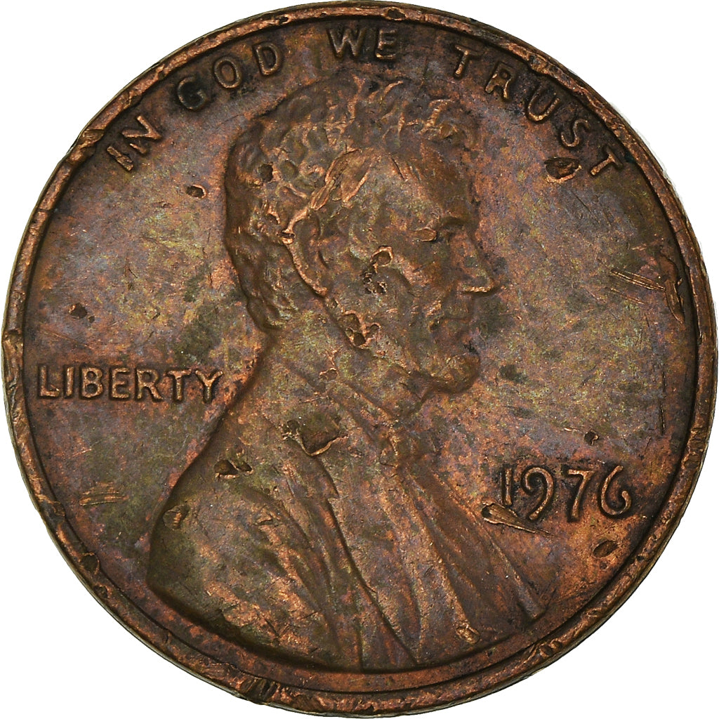 Münze, Vereinigte Staaten, Lincoln Cent, Cent, 1976, U.S. Mint, Philadelphia