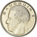 Moneta, Belgia, Franc, 1989, Brussels, EF(40-45), Nikiel platerowany żelazem