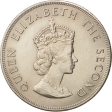 Monnaie, Jersey, Elizabeth II, 5 Shilling, 1966, SUP, Copper-nickel, KM:28