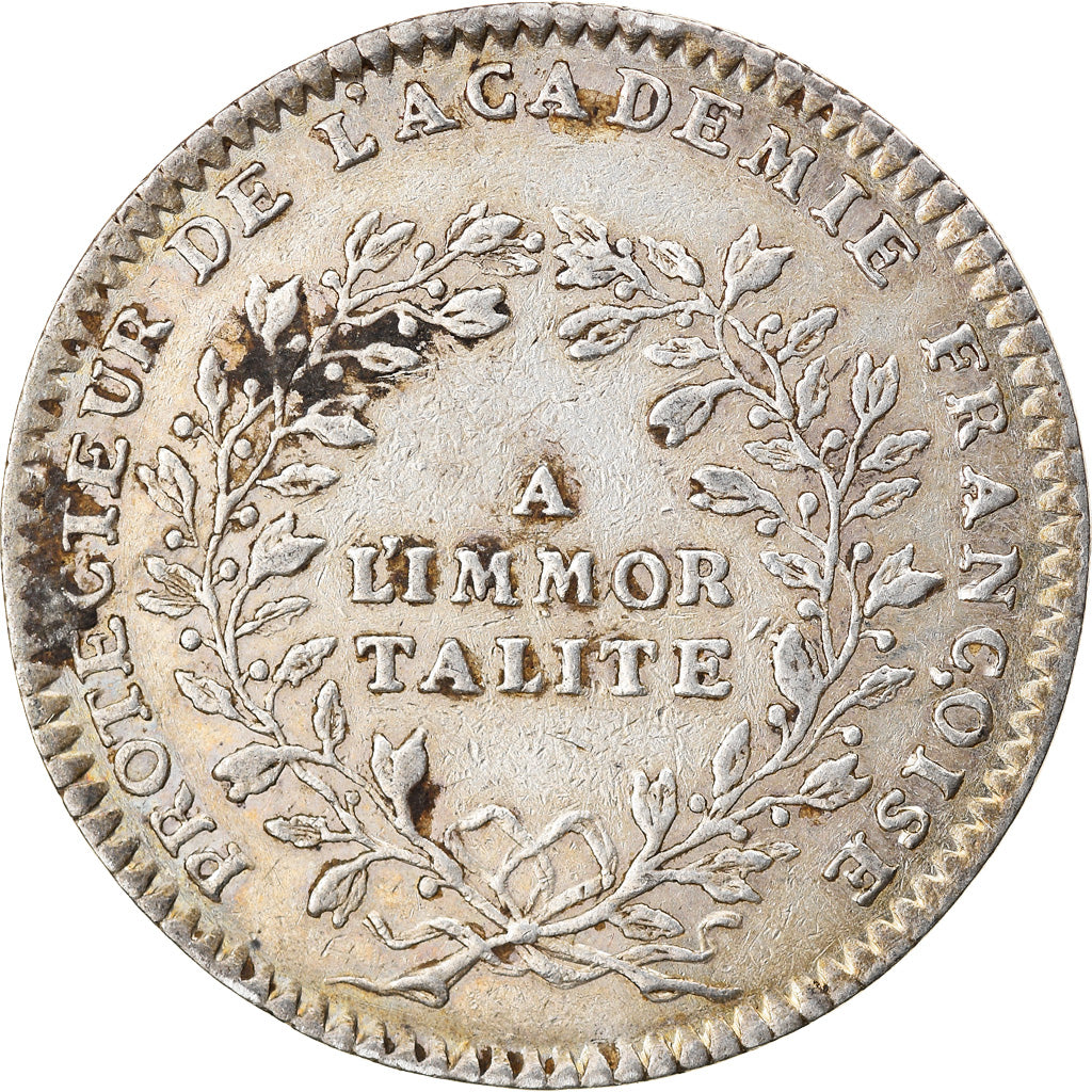 Frankreich, Token, Louis XV, Académie Française, History, ND (1732), SS