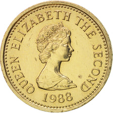 Jersey, Elizabeth II, Pound, 1988, SUP, Nickel-brass, KM:73