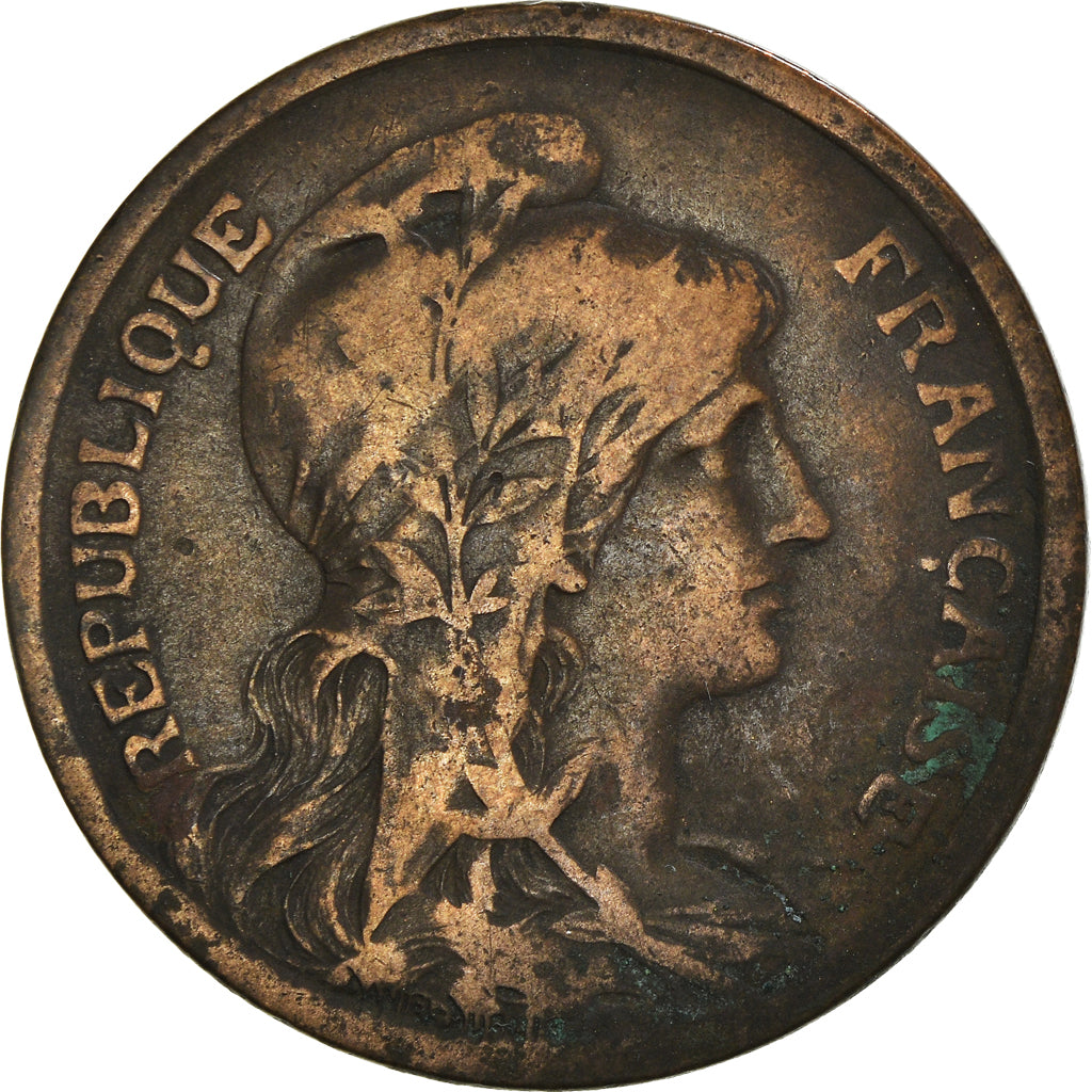 Münze, Frankreich, Dupuis, 10 Centimes, 1916, Paris, S, Bronze, KM:843