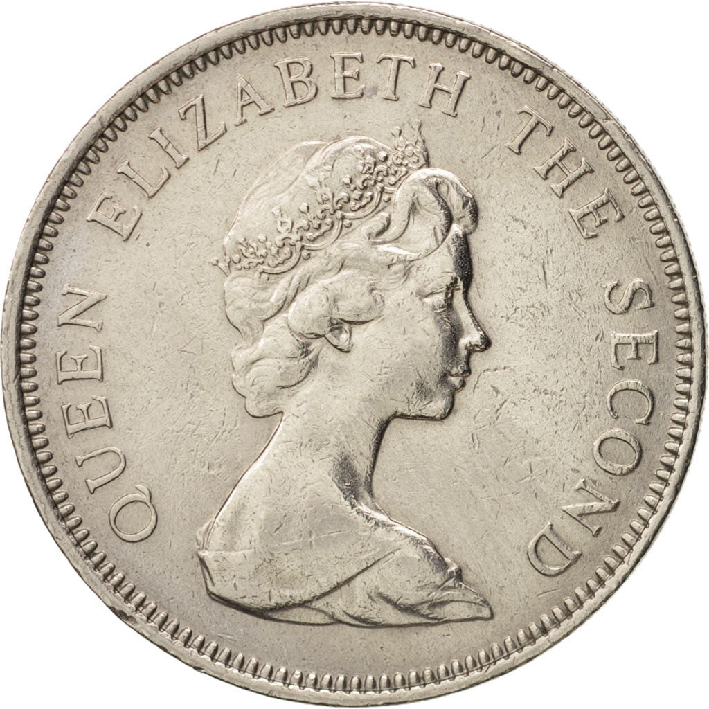 Monnaie, Jersey, Elizabeth II, 10 New Pence, 1975, TTB, Copper-nickel, KM:33