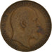 Coin, Great Britain, Edward VII, Penny, 1909, VF(30-35), Bronze, KM:794.2