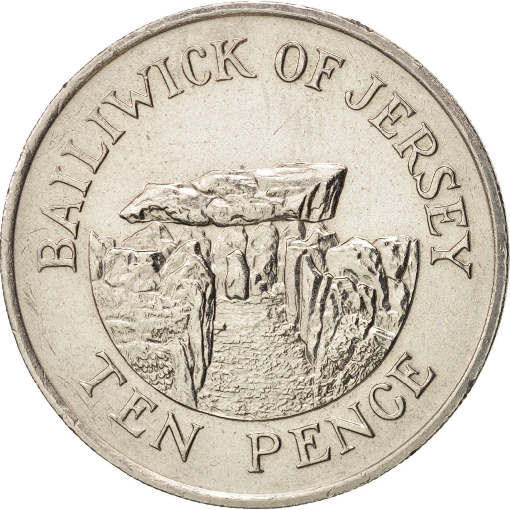 Jersey, Elizabeth II, 10 Pence, 1985, SUP, Copper-nickel, KM:57.1