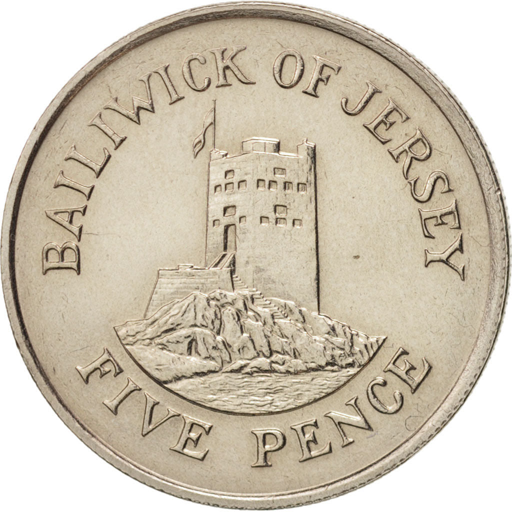 Monnaie, Jersey, Elizabeth II, 5 Pence, 1983, SPL, Copper-nickel, KM:56.1