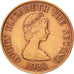 Moneda, Jersey, Elizabeth II, Penny, 1983, EBC, Bronce, KM:54