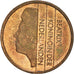 Moneda, Países Bajos, Beatrix, 5 Cents, 1995, BC+, Bronce, KM:202