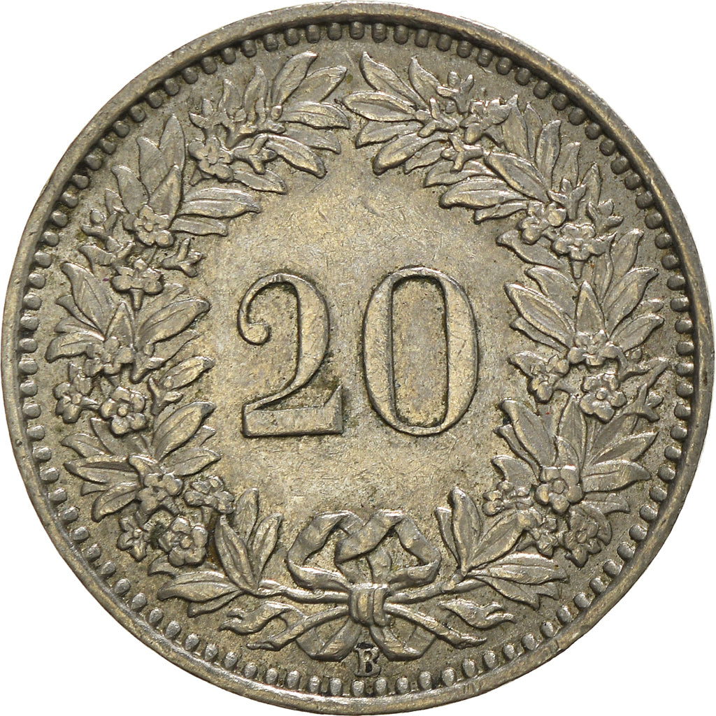Monnaie, Suisse, 20 Rappen, 1959, Bern, TB+, Cupro-nickel, KM:29a