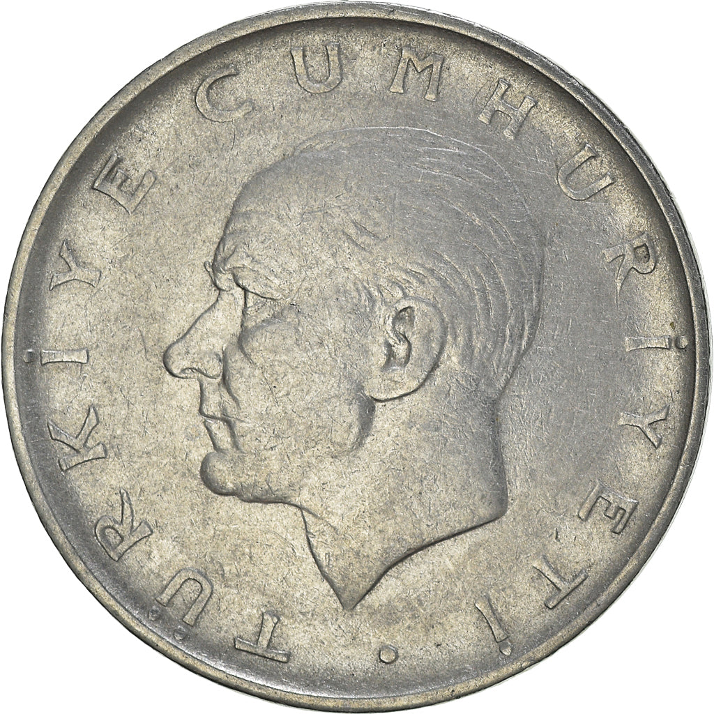 Coin, Turkey, Lira, 1961, EF(40-45), Stainless Steel, KM:889a.1