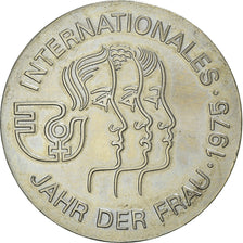 Moneta, NIEMCY - NRD, 5 Mark, 1975, AU(55-58), Miedź-Nikiel, KM:55