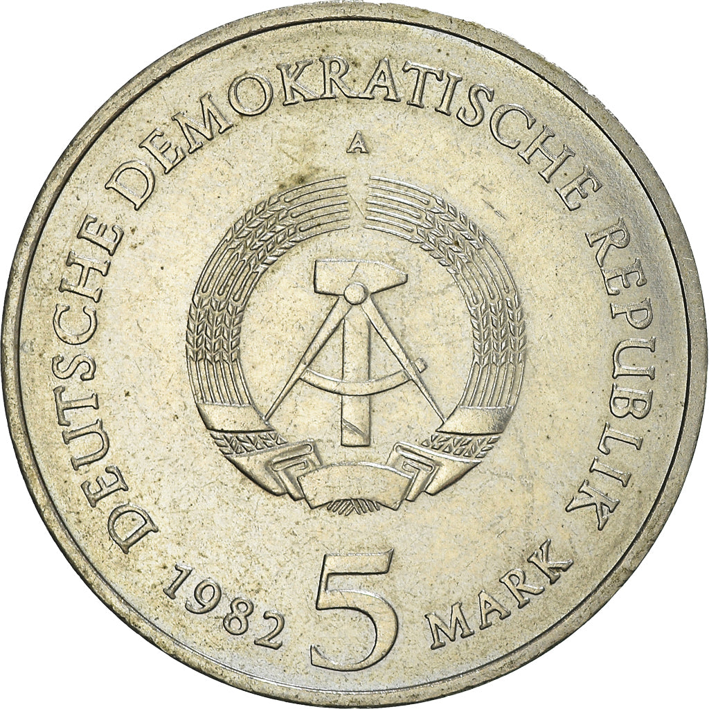 Münze, GERMAN-DEMOCRATIC REPUBLIC, 5 Mark, 1982, Berlin, SS