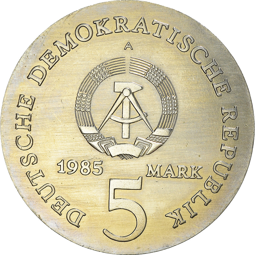Coin, GERMAN-DEMOCRATIC REPUBLIC, 5 Mark, 1985, Berlin, 225th Anniversary -