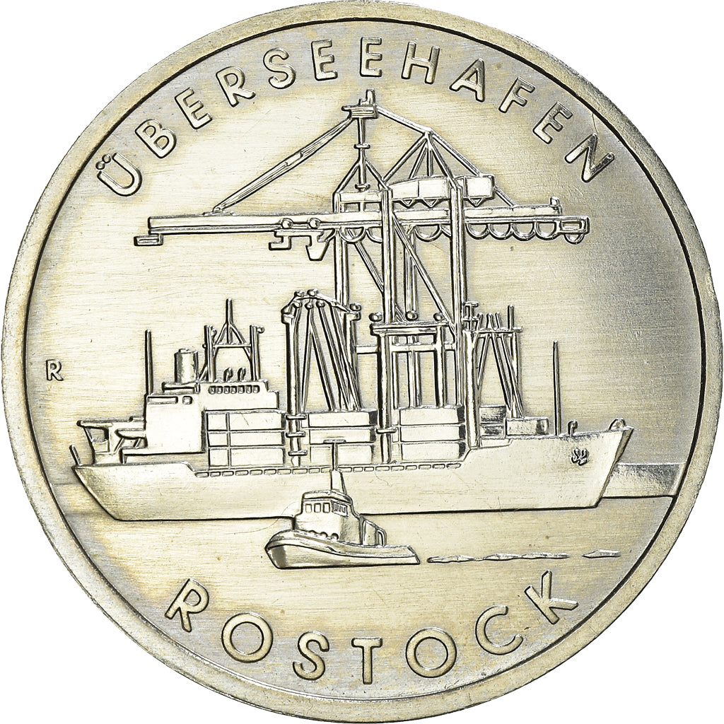 Coin, GERMAN-DEMOCRATIC REPUBLIC, 5 Mark, 1988, Berlin, MS(63), Copper-nickel