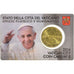 VATICAN CITY, 50 Euro Cent, 2014, Rome, Coin card, MS(65-70), Brass