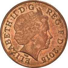 Coin, Great Britain, 2 Pence, 2015, EF(40-45), Copper Plated Steel