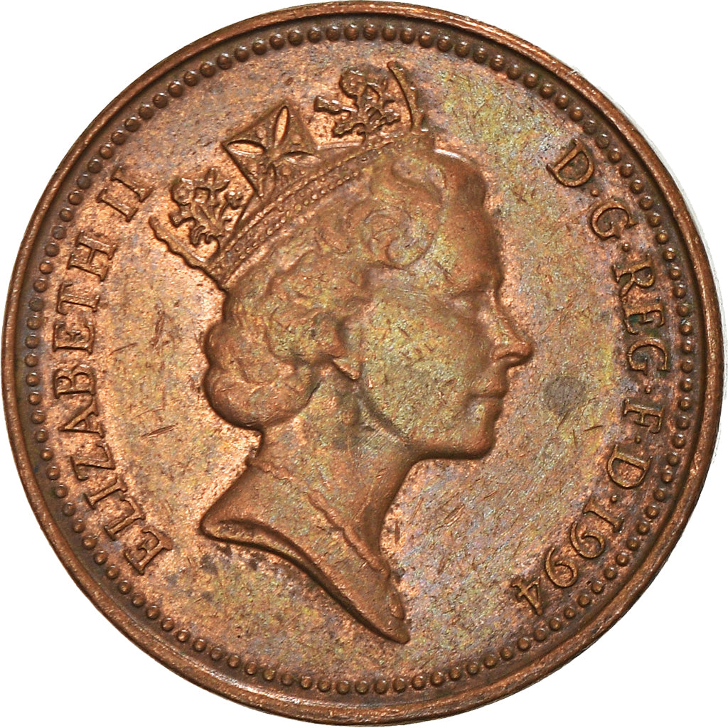 Coin, Great Britain, Elizabeth II, Penny, 1994, VF(30-35), Bronze, KM:935