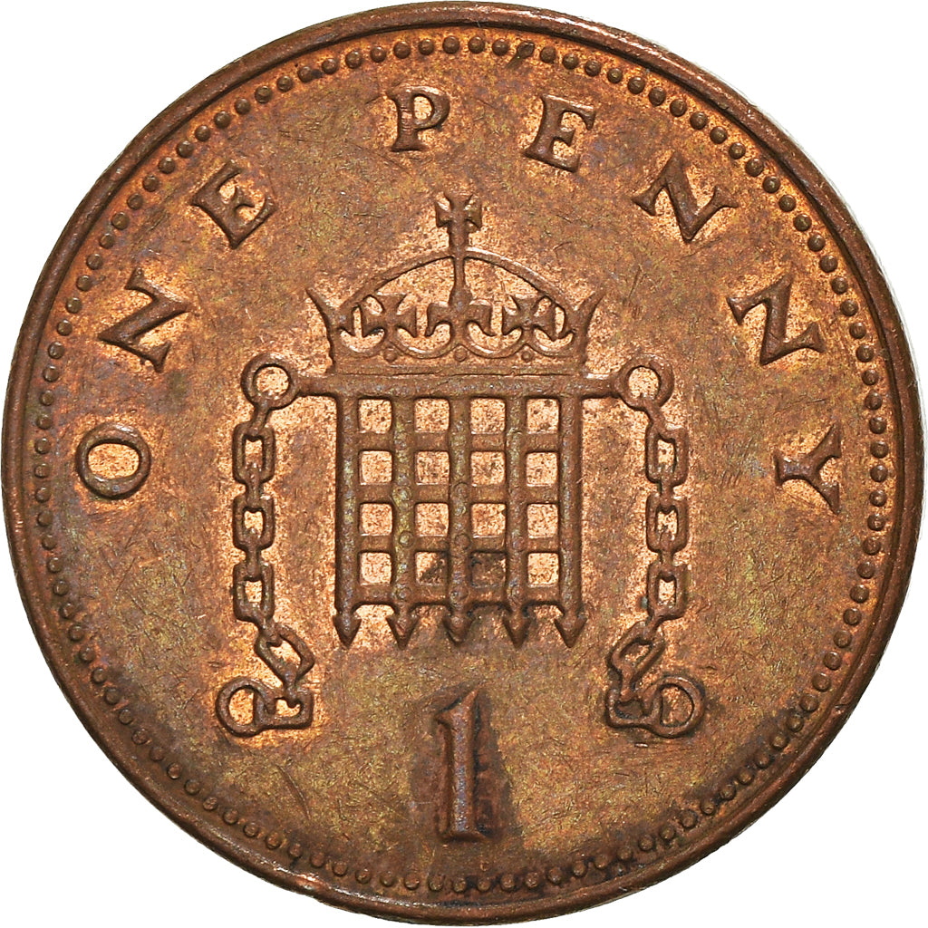 Monnaie, Grande-Bretagne, Elizabeth II, Penny, 2006, TB+, Cuivre plaqué acier