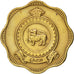 Coin, Ceylon, Elizabeth II, 10 Cents, 1971, EF(40-45), Nickel-brass, KM:130