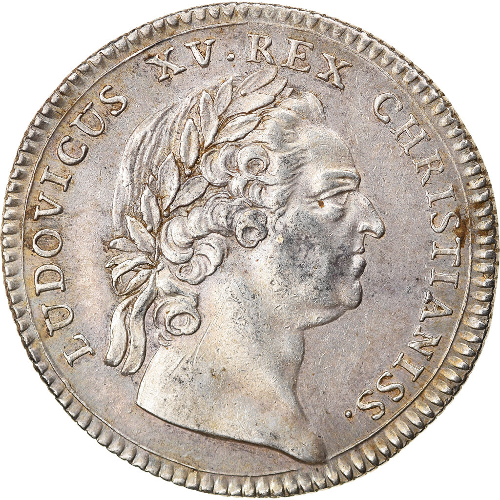 France, Token, Louis XV, Extraordinaire des Guerres, History, 1771, AU(50-53)