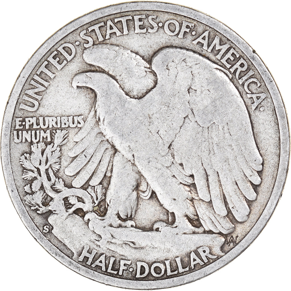Monnaie, États-Unis, Liberty Walking, Half Dollar, 1942, San Francisco, TB+