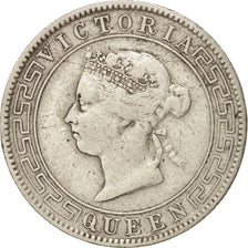 Ceylon, Victoria, 50 Cents, 1893, MB+, Argento, KM:96