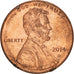 Moneta, USA, Lincoln - Shield Reverse, Cent, 2014, U.S. Mint, Denver, VF(30-35)