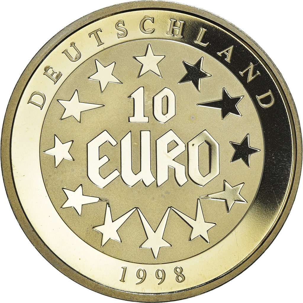 Germany, Medal, 10 Euro Europa, 1998, BE, MS(65-70), Copper Plated Silver