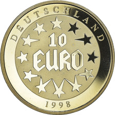 Germany, Medal, 10 Euro Europa, 1998, BE, MS(65-70), Copper Plated Silver