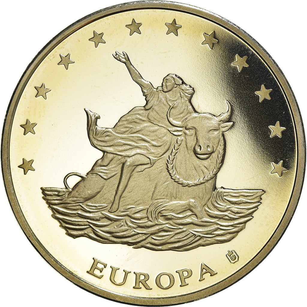 Germany, Medal, 10 Euro Europa, 1998, BE, MS(65-70), Copper Plated Silver
