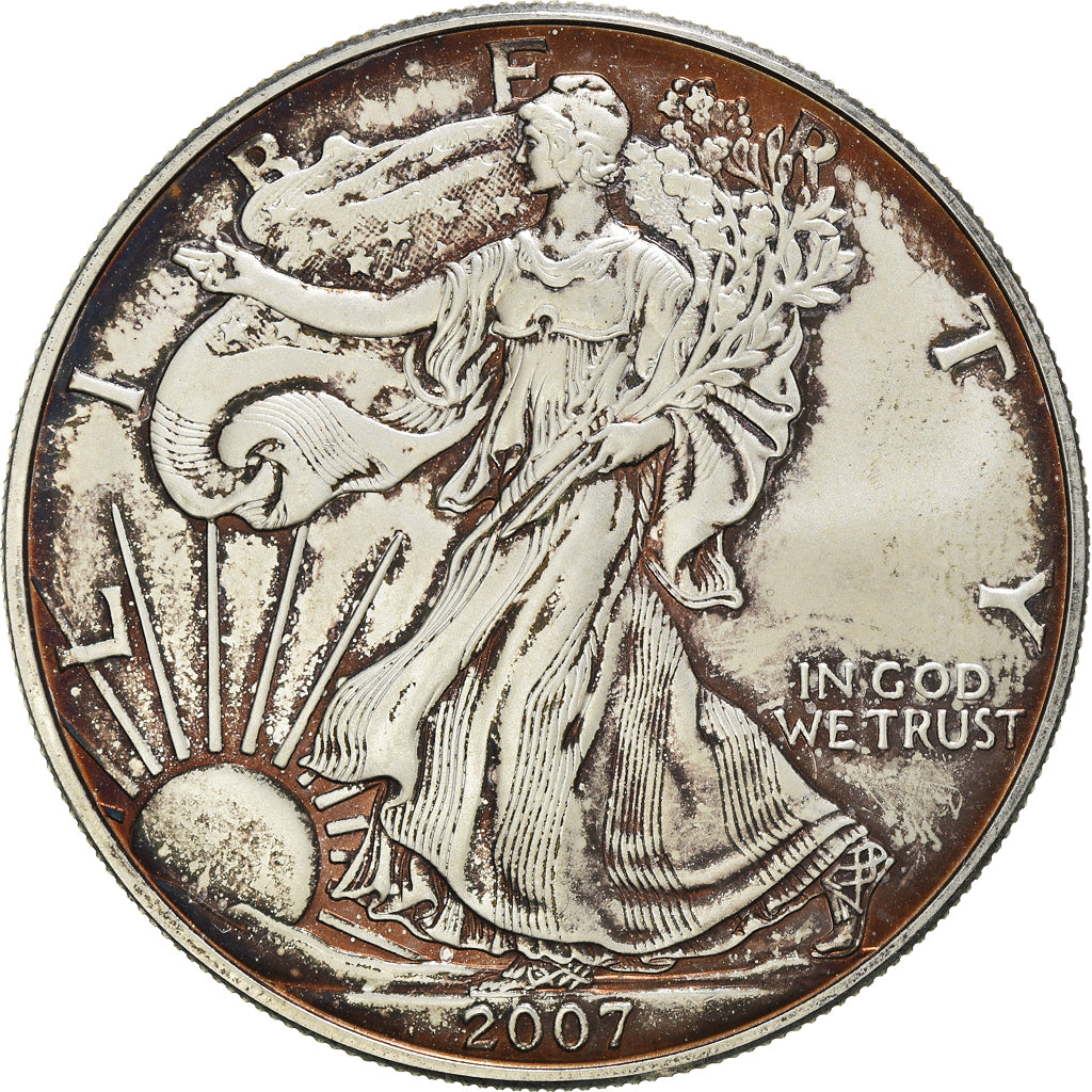 Coin, United States, Dollar, 2007, U.S. Mint, VF(20-25), Silver, KM:273