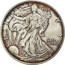 Coin, United States, Dollar, 2007, U.S. Mint, VF(20-25), Silver, KM:273