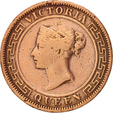 Ceylon, Victoria, Cent, 1870, VF(30-35), Copper, KM:92