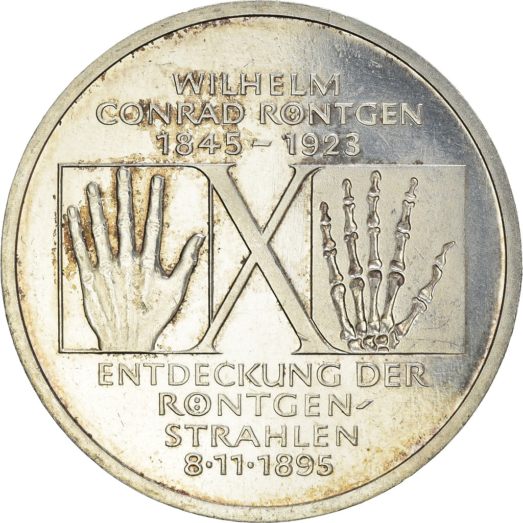 Coin, GERMANY - FEDERAL REPUBLIC, 10 Mark, 1995, Munich, Germany, BE, EF(40-45)