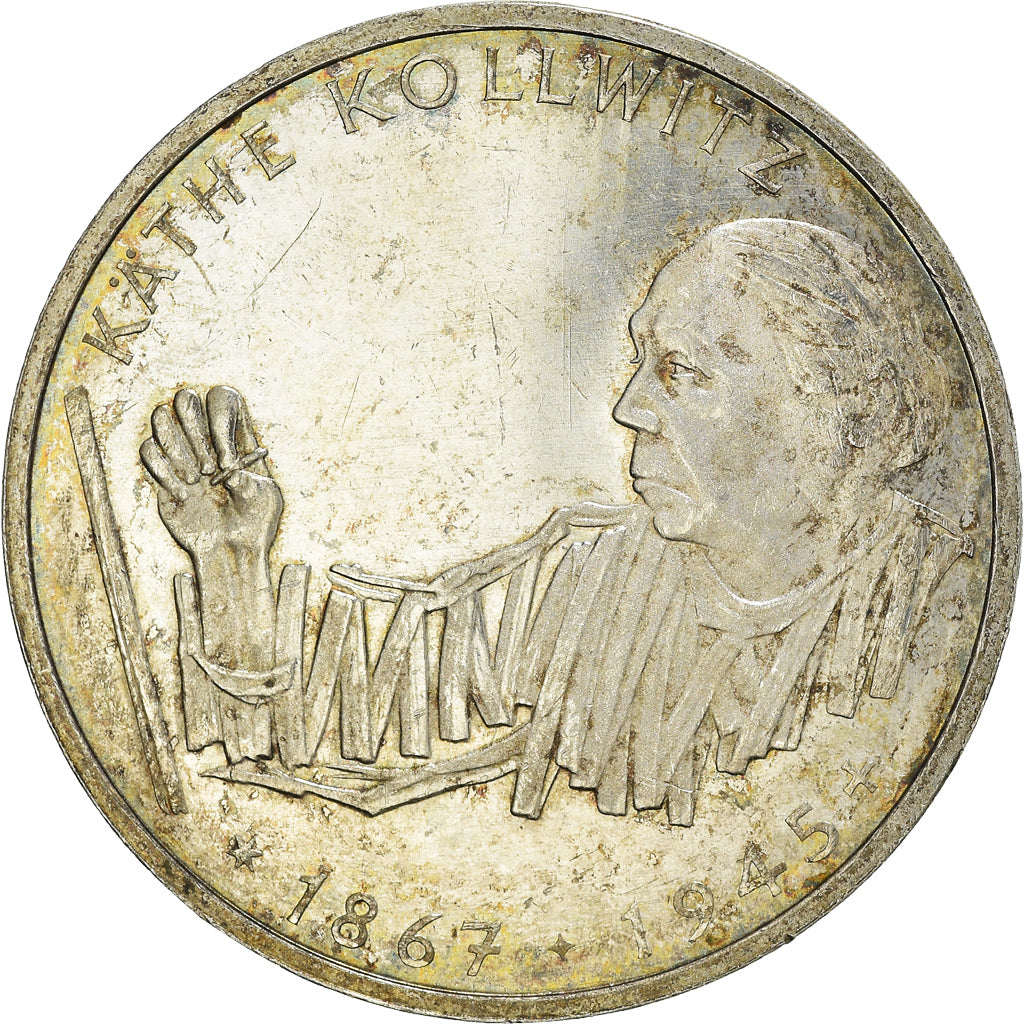 Monnaie, République fédérale allemande, 10 Mark, 1992, Karlsruhe, Germany