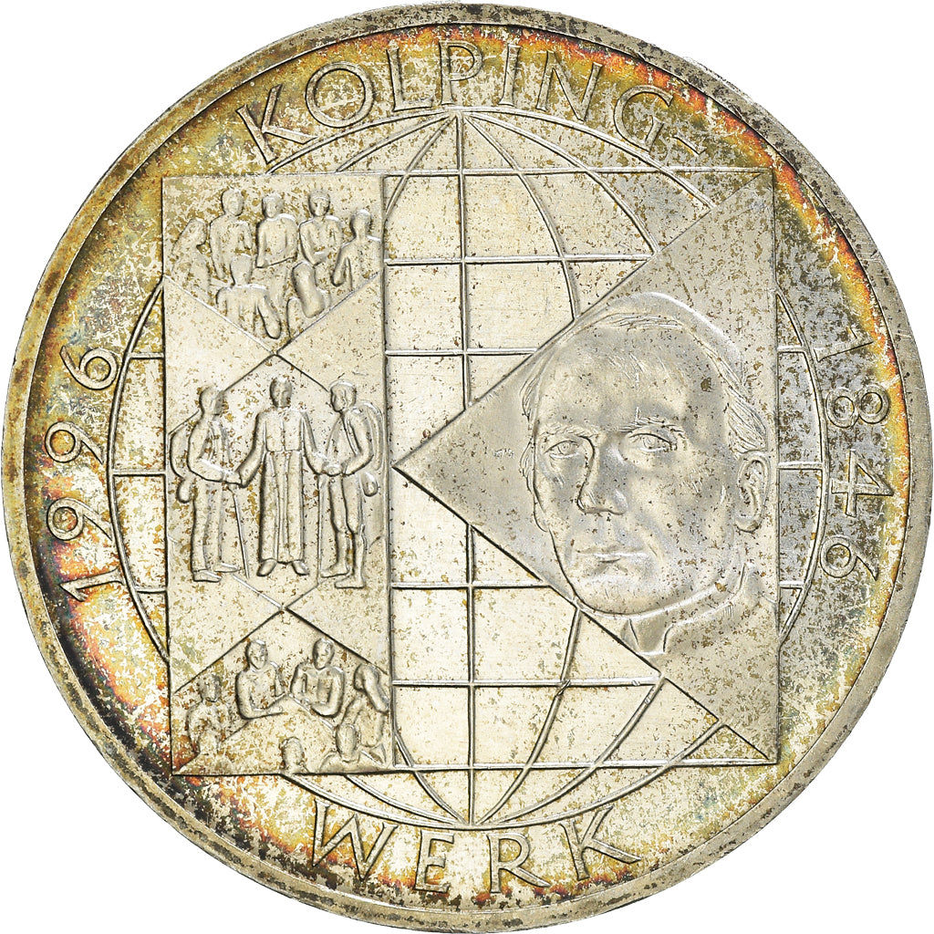 Coin, GERMANY - FEDERAL REPUBLIC, 10 Mark, 1996, Berlin, Germany, AU(50-53)