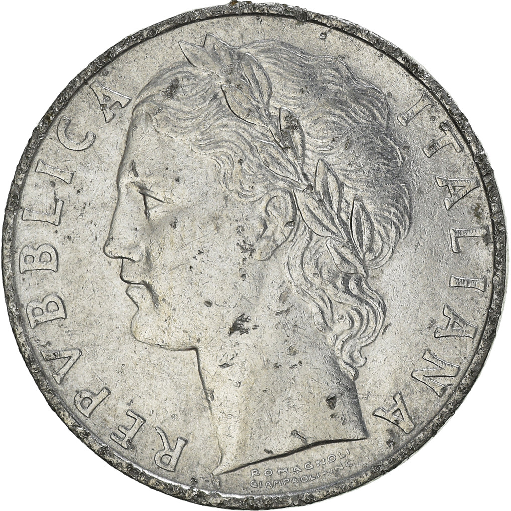 Moneta, Włochy, 100 Lire, 1964, Rome, VF(20-25), Stal nierdzewna, KM:96.1