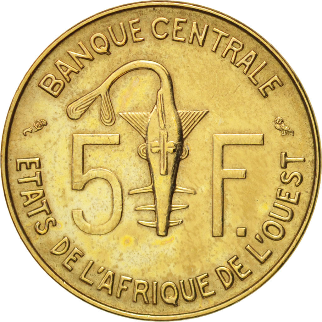 Stati dell'Africa occidentale, 5 Francs, 1972, Paris, SPL-, Alluminio-nichel-...