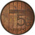 Coin, Netherlands, Beatrix, 5 Cents, 1987, VF(20-25), Bronze, KM:202