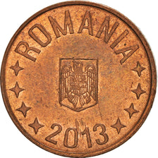 Coin, Romania, 5 Bani, 2013, EF(40-45), Copper Plated Steel