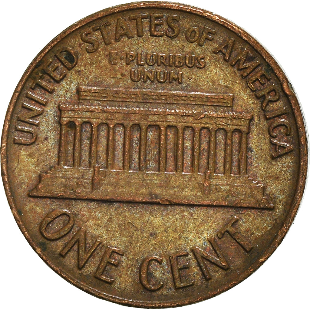 Coin, United States, Lincoln Cent, Cent, 1971, U.S. Mint, San Francisco