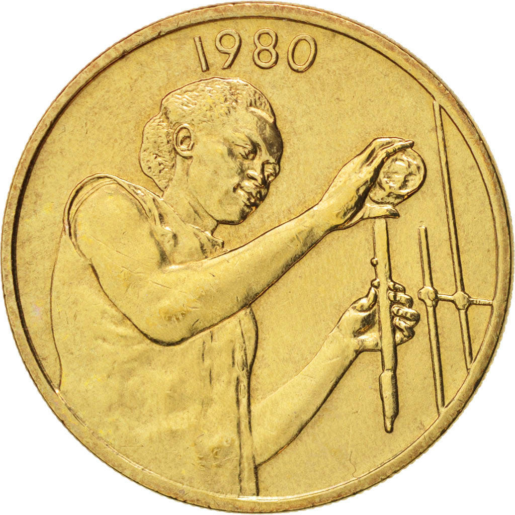 Stati dell'Africa occidentale, 25 Francs, 1980, Paris, SPL-, Alluminio-bronzo...