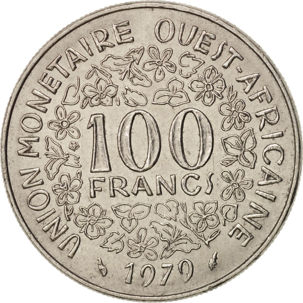 Stati dell'Africa occidentale, 100 Francs, 1979, Paris, SPL-, Nichel, KM:4